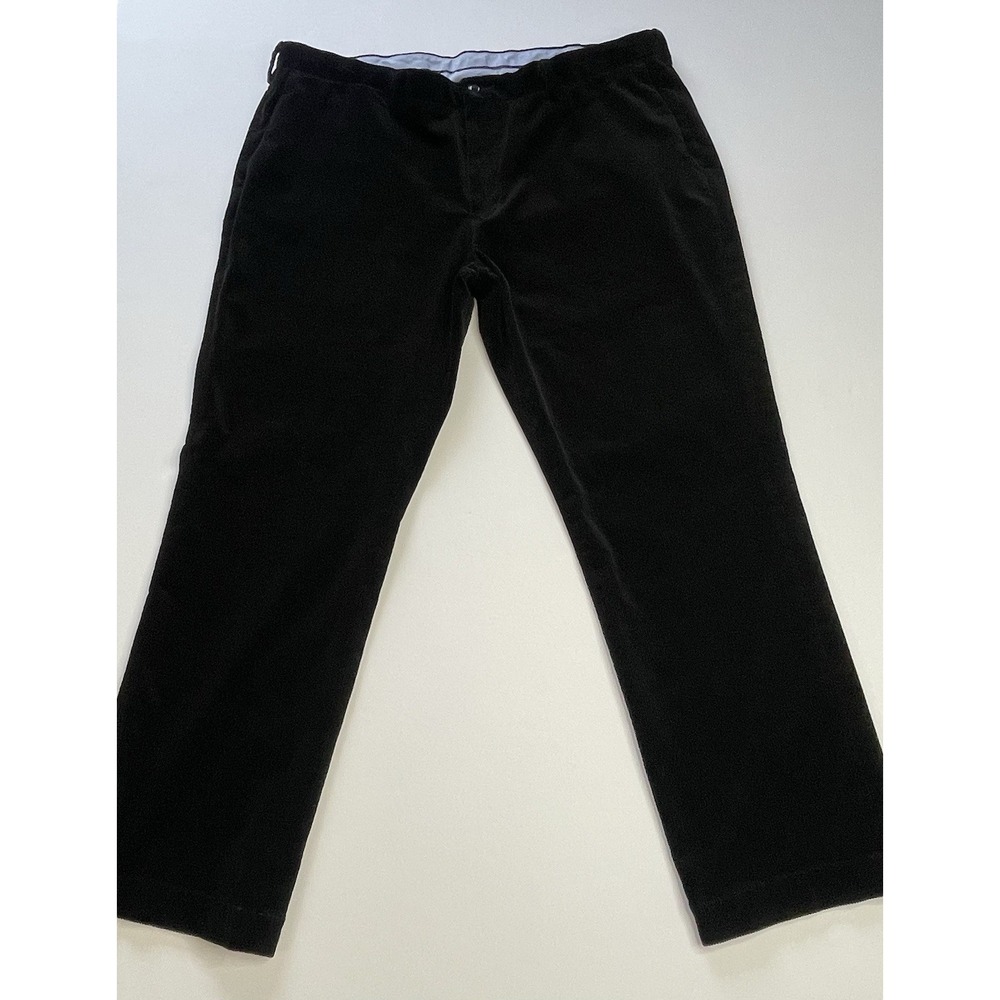 Polo Ralph Lauren Pants Corduroy Mens 42x32 Black Straight Cotton